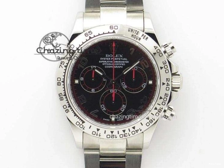 MiroTime 0414 Stretchable Daytona DIW All Black Carbon Noob 1:1 Best Edition Black Dial on Black Nylon Strap SA 2582